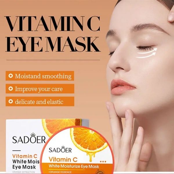SADOER Anti-aging hydrogel eye patches with vitamin C 60 pcs